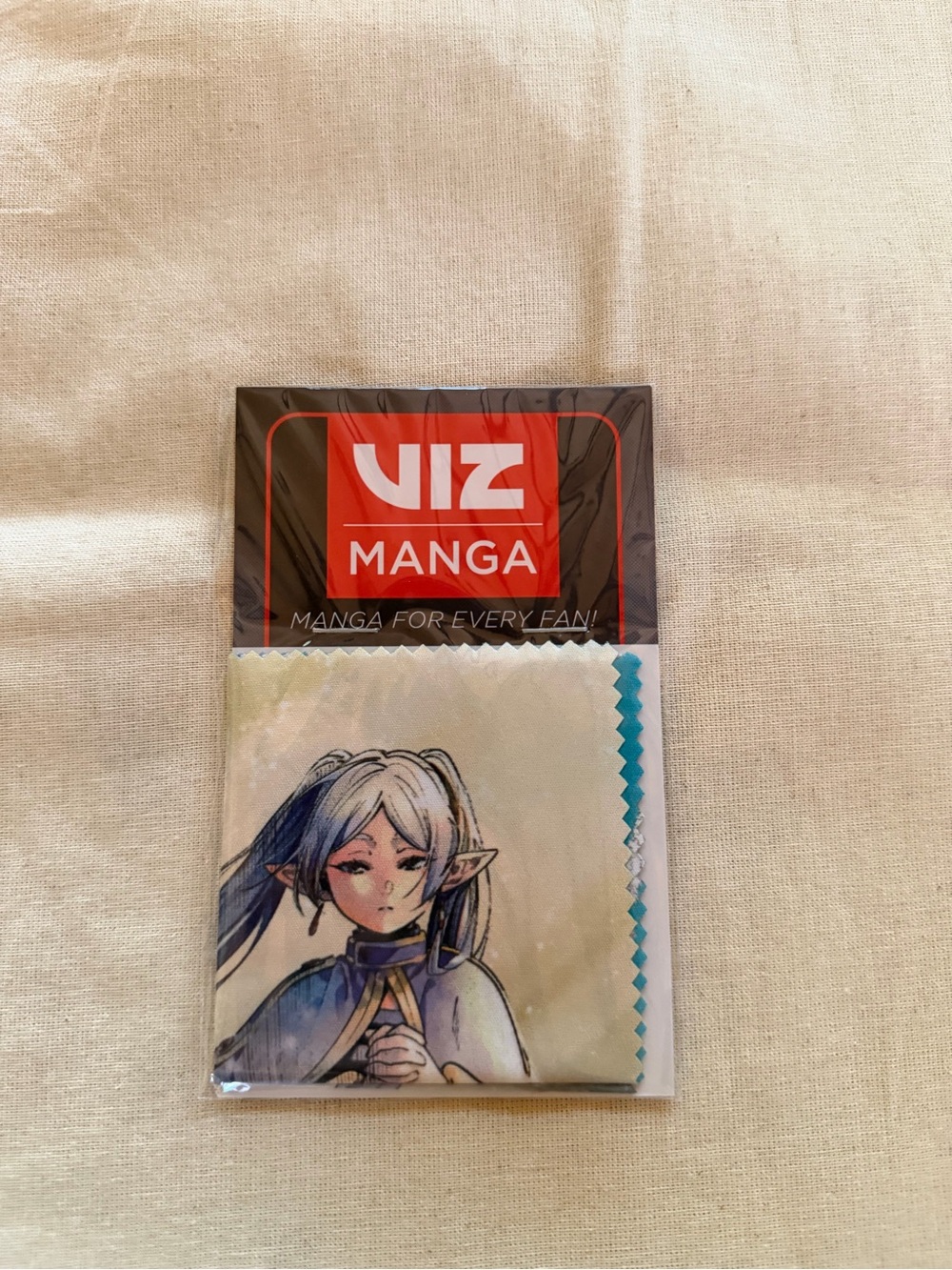 Frieren Inuyasha double-sided microfiber cleaning cloth SDCC Exclusive